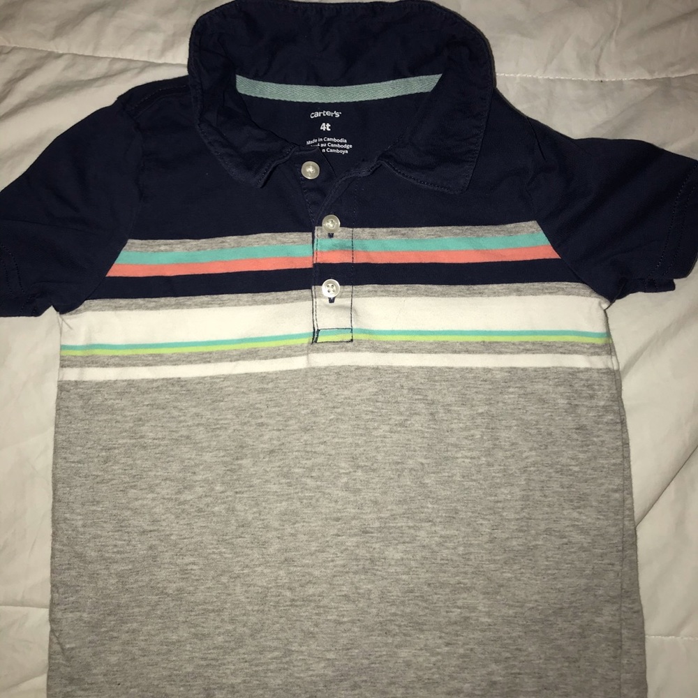 Carters size 4t short sleeve polo
